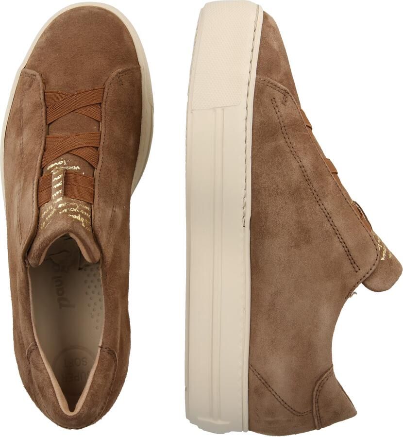 PAUL GREEN Lage Sneakers Dames 5529 Maat: 37 Materiaal: Suède Kleur: Bruin - Foto 4