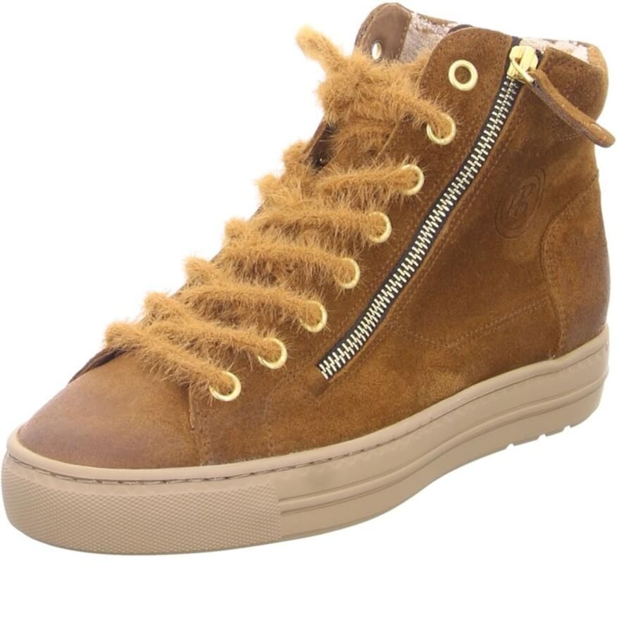 Paul Green Sneakers hoog bruin