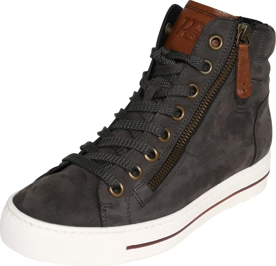 Paul Green Plateausneakers lace-up boots high top sneaker with practical outer zipper