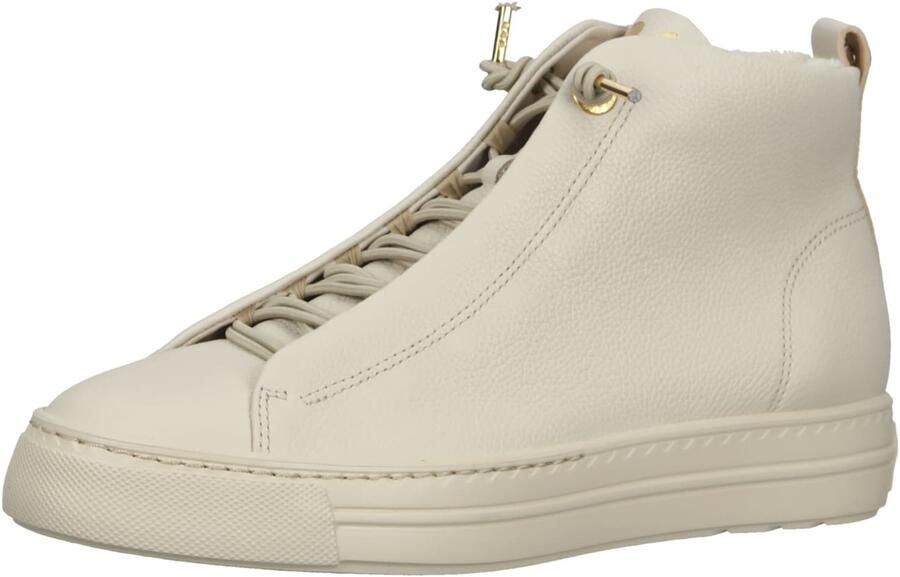 Paul Green 5283~~~~~~~~~~~~~~~~~~~~~~~~~~ Hoge sneakers Veterlaarzen Dames veterschoenen Dames sneakersHalf-hoge schoenen Wit beige - Foto 2