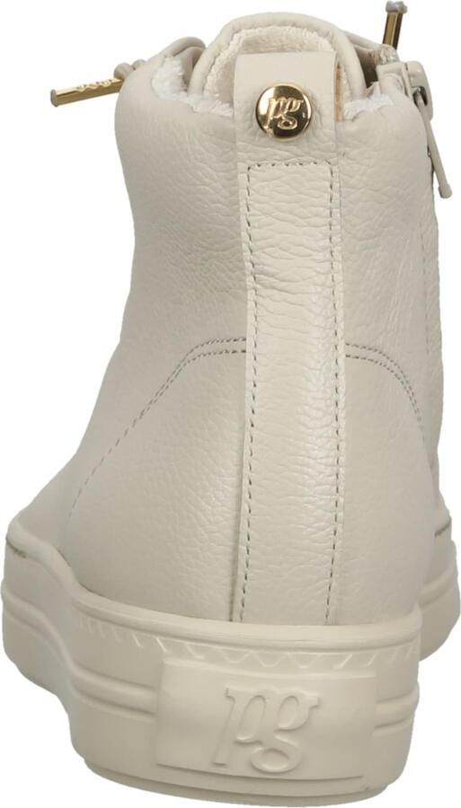 Paul Green 5283~~~~~~~~~~~~~~~~~~~~~~~~~~ Hoge sneakers Veterlaarzen Dames veterschoenen Dames sneakersHalf-hoge schoenen Wit beige - Foto 4