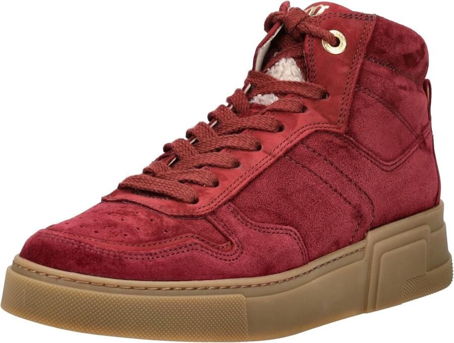Paul Green Sneakers hoog wijnrood