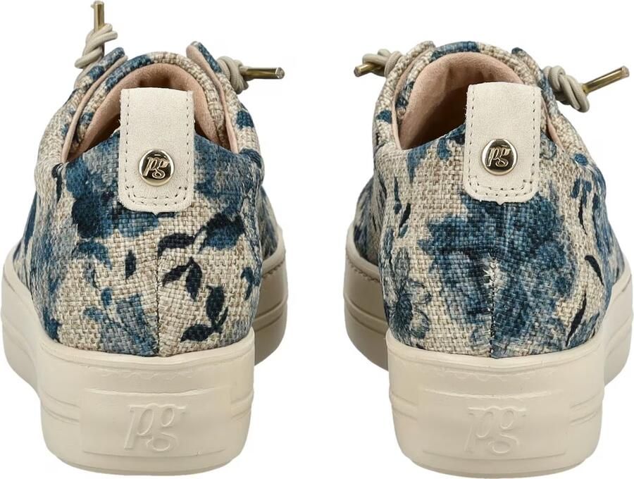 Paul Green Sneakers laag beige blauw donkerblauw - Foto 4