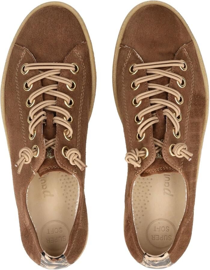 Paul Green Sneakers laag beige bruin zwart - Foto 6