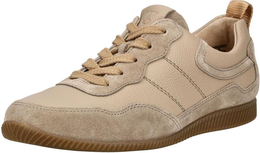 Paul Green Sneakers laag beige donkerbeige