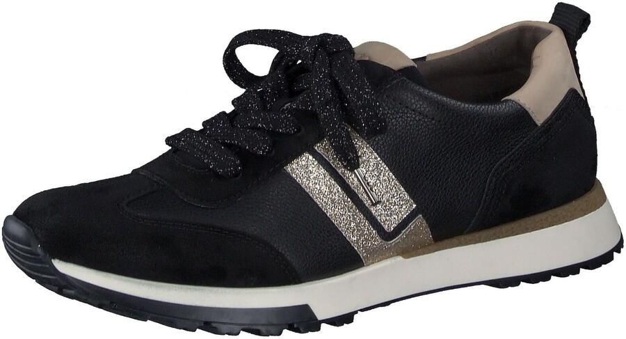 Paul Green Sneakers laag beige goud zwart - Foto 6