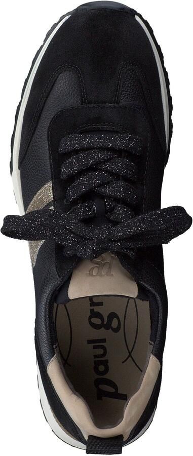 Paul Green Sneakers laag beige goud zwart - Foto 4