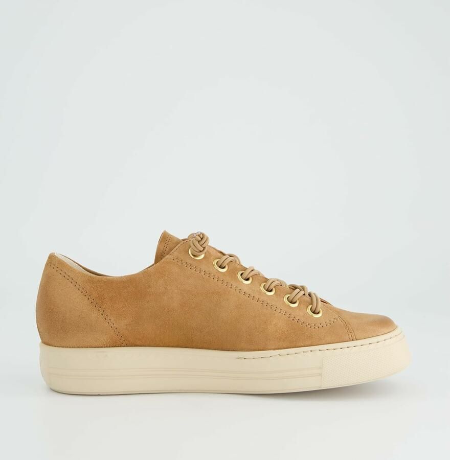 Paul Green 4081 Lage sneakers Dames sneakers Cognac - Foto 2