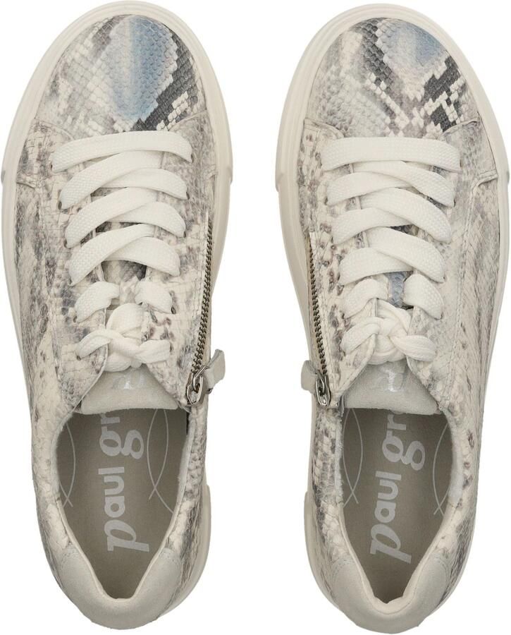 Paul Green Sneakers laag beige lichtblauw grijs - Foto 2