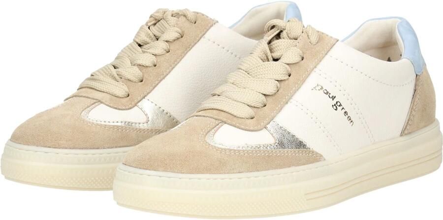Paul Green Sneakers laag 'Schnürschuh Damen 5466-059 Rauleder in weiß' beige - Foto 7