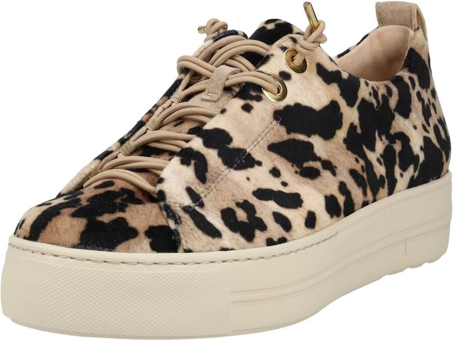 Paul Green Sneakers laag beige lichtbruin zwart