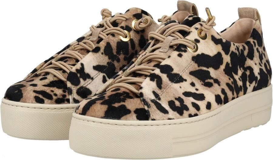Paul Green Sneakers laag beige lichtbruin zwart - Foto 5