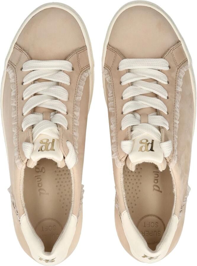 Paul Green Sneakers laag beige wit - Foto 2