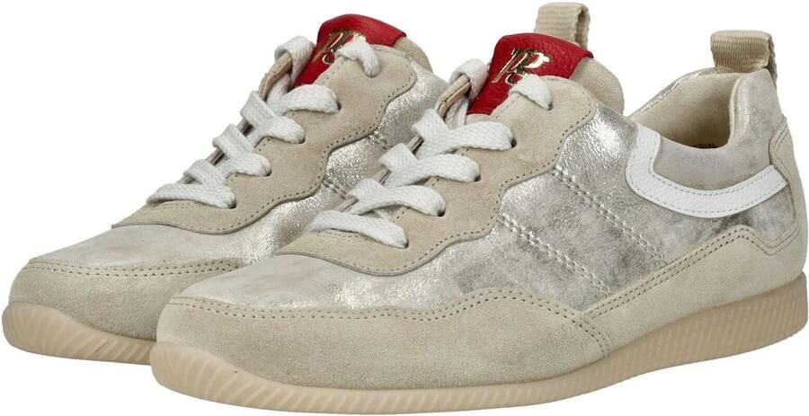 Paul Green Sneakers laag beige zilver - Foto 5