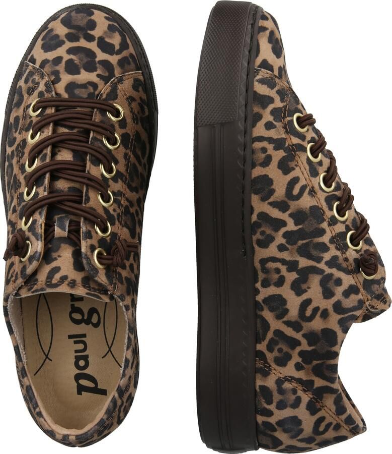 Paul Green Sneakers laag bruin chocoladebruin cappuccino - Foto 2