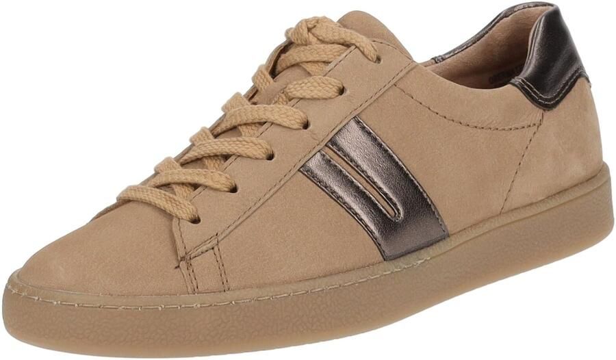 Paul Green Sneakers laag bruin zilvergrijs