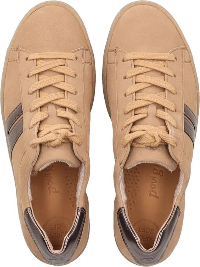 Paul Green Sneakers laag bruin zilvergrijs - Foto 2