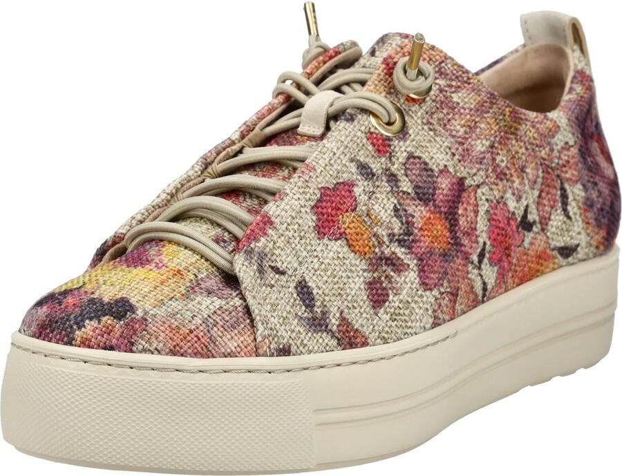 Paul Green Sneakers laag crème donkeroranje oudroze