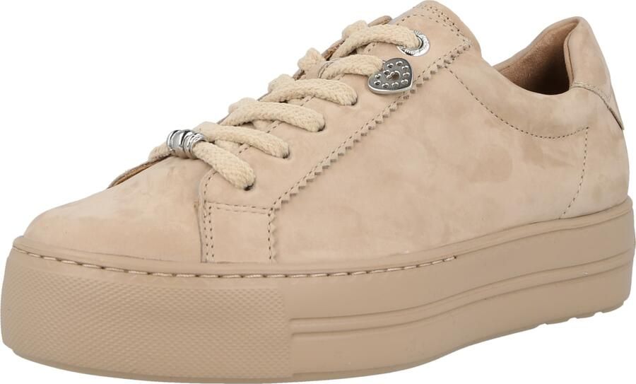Paul Green Sneakers laag donkerbeige