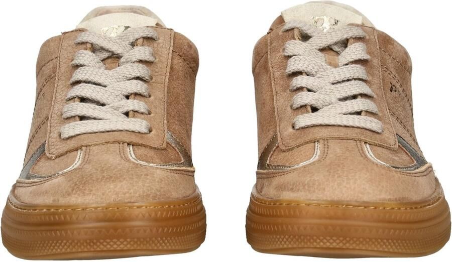 Paul Green Sneakers laag ecru bruin goud zilver - Foto 4