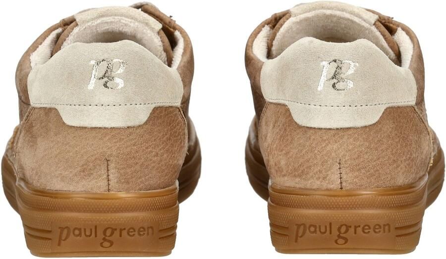 Paul Green Sneakers laag ecru bruin goud zilver - Foto 3