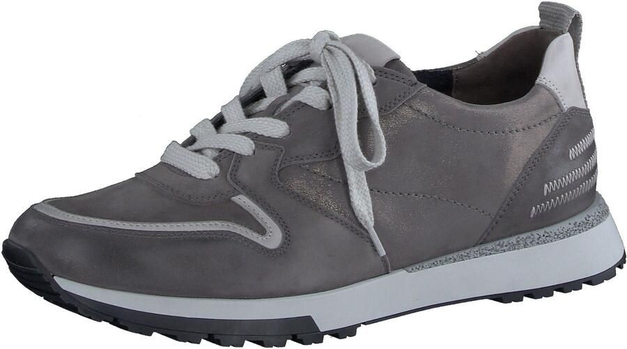 Paul Green Sneakers laag grijs wit