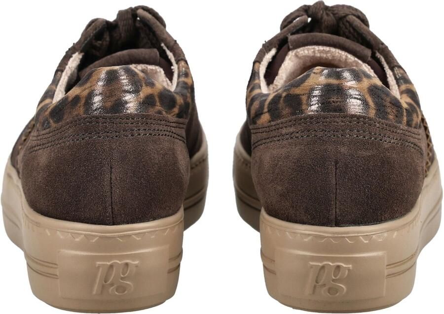 Paul Green Sneakers laag lichtbruin donkerbruin goud zwart - Foto 3