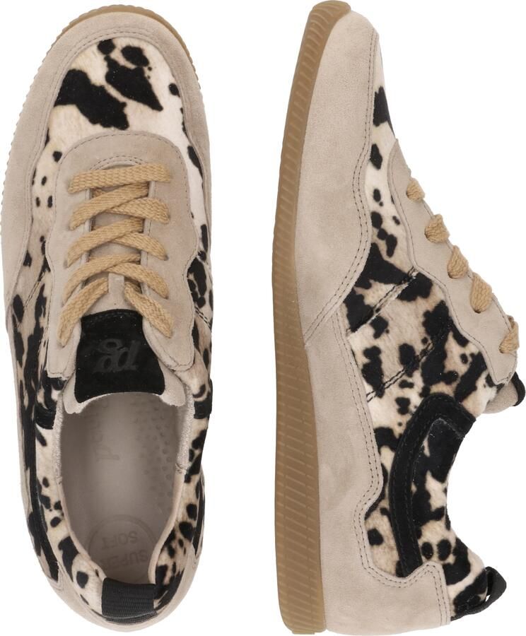 Paul Green Sneakers laag lichtbruin zwart - Foto 3