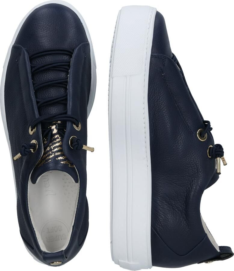 Paul Green NU 21% KORTING: plateausneakers met goudkleurige details - Foto 4