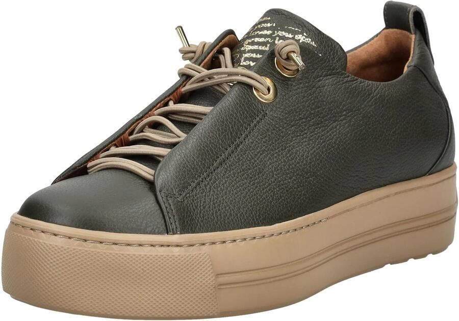 Paul Green Sneakers laag olijfgroen