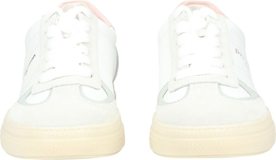 Paul Green Sneakers laag pastelgroen pastelroze wit - Foto 3