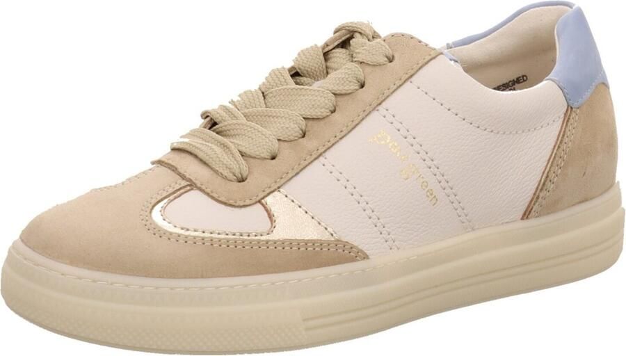Paul Green Sneakers laag 'Schnürschuh Damen 5466-059 Rauleder in weiß' beige - Foto 2