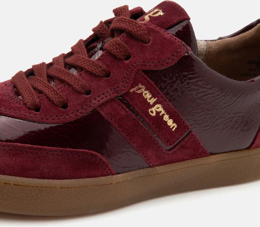 Paul Green Sneakers laag wijnrood - Foto 3