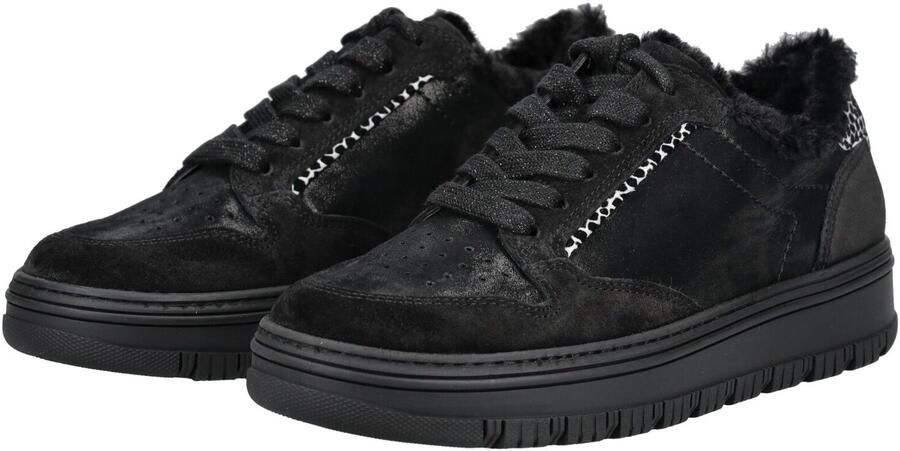 Paul Green Sneakers laag zwart wit