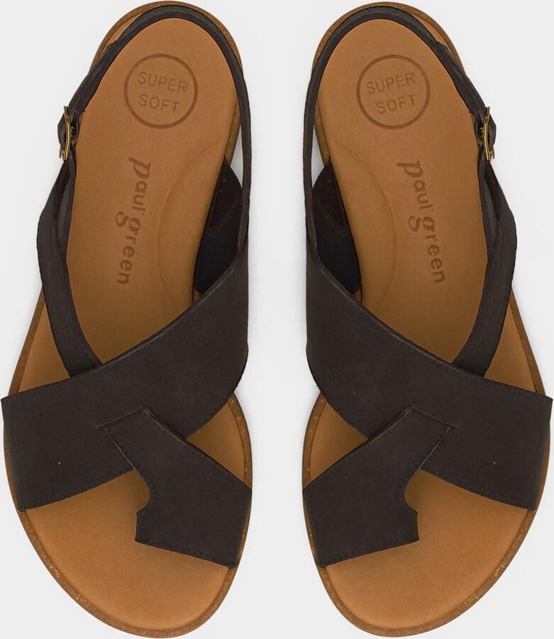 Paul Green Teenslipper donkerbruin - Foto 2
