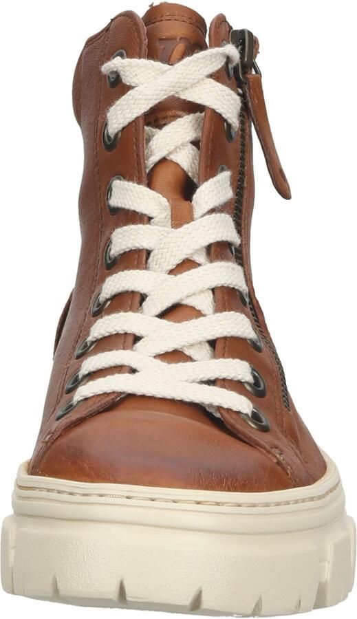 Paul Green dames hoge sneaker cognac - Foto 2