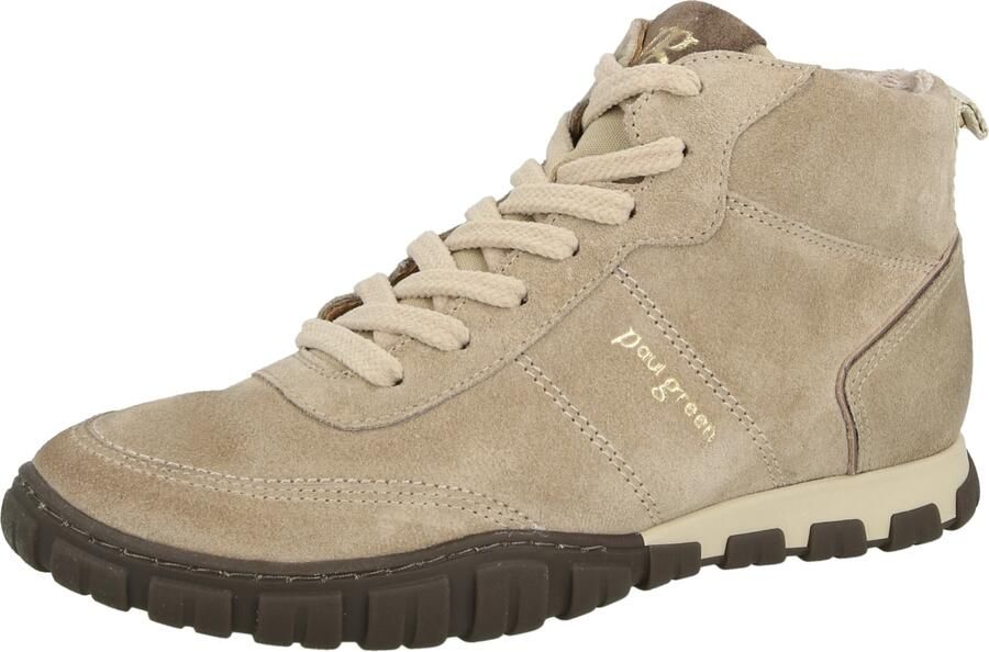 Paul Green Veterlaarsjes donkerbeige
