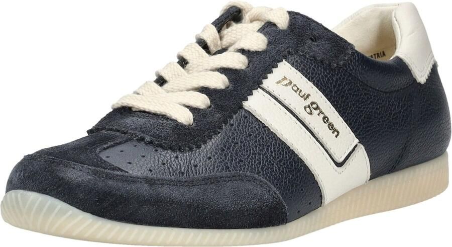 Paul Green Sneakers laag 'Schnürschuh Damen 5490-059 Textil in blau' zwart - Foto 2