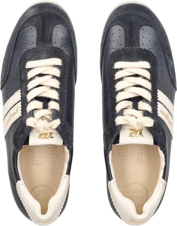 Paul Green Sneakers laag 'Schnürschuh Damen 5490-059 Textil in blau' zwart - Foto 5