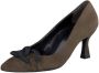 PAUL GREEN Pumps Dames 3779 Maat: 37 5 Materiaal: Suède Kleur: Groen - Thumbnail 3