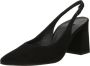 PAUL GREEN Slingbacks Dames 6101 Maat: 40 5 Materiaal: Suède Kleur: Zwart - Thumbnail 5