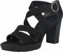 Paul Green 7942 Volwassenen Sandalen met hakDames Sandalen Zwart - Thumbnail 6