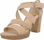 Paul Green 7942 Sandalen met hakDames Sandalen Wit beige - Thumbnail 6