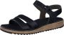 Paul Green 6112~~~~~~~~~~~~~~~~~~~~~~~~~~ Platte sandalenDames Sandalen Zwart - Thumbnail 2