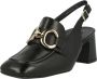 Paul Green Comfortabele Pumps in Zwart Leer - Thumbnail 2