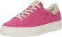 Paul Green Roze Nubuck Sneaker Veters Rubberen Zool Pink Dames - Thumbnail 1