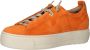 Paul Green Oranje Slip-On Sneaker met Plateauzool Orange Dames - Thumbnail 4