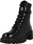 Paul Green Willow Enkellaars in Zwart Leer Black Dames - Thumbnail 2