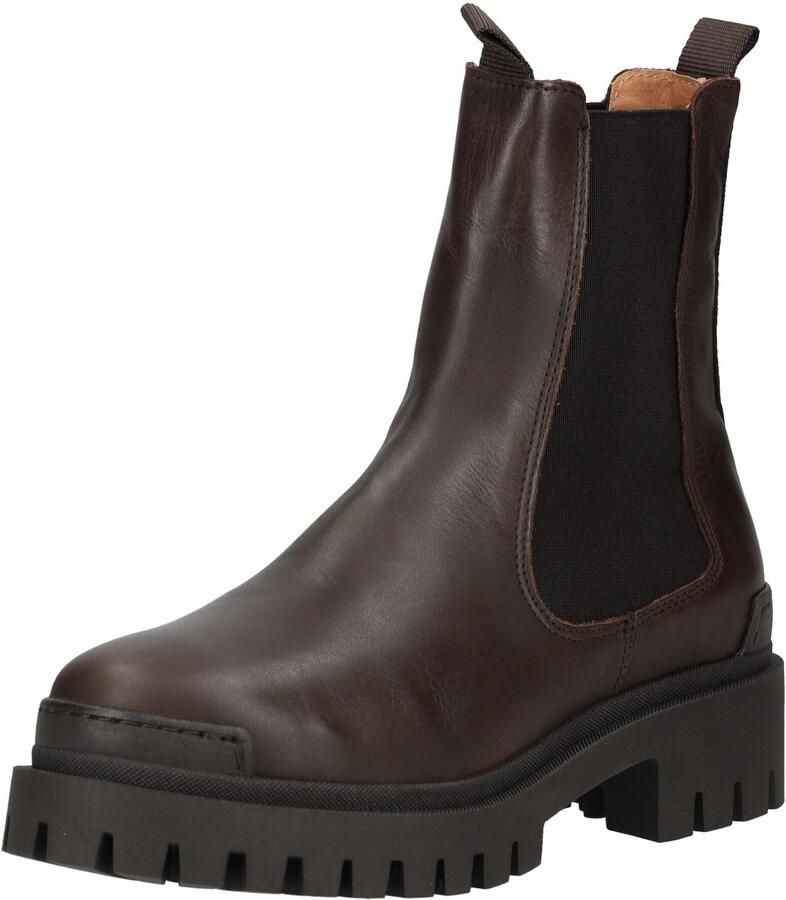 PAVEMENT Chelsea boots donkerbruin