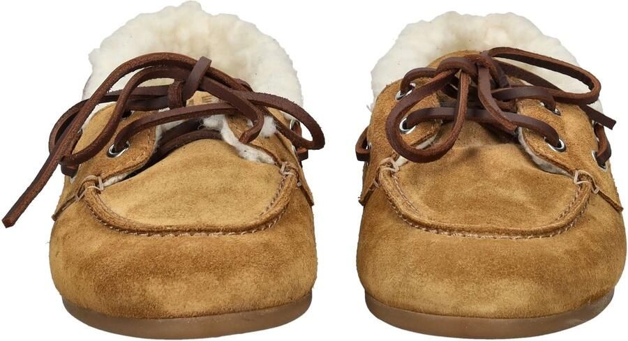 PAVEMENT Pavilde 24411 tan suede bootschoen met wol - Foto 4
